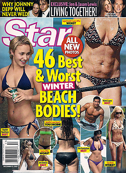 Illustration for article titled This Week In Tabloids: Jamie Lynn Is With Child, Brad's A Babysitter, Brit's Tots Inhale